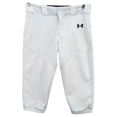 Under Armour Baseball Pants Youth Size YL Girls White Athletic Activewear Logo - Image 1 of 4
