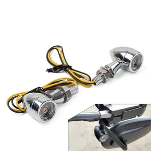 Mini intermitente de luz de giro para motocicleta para bobber café racer - Imagen 1 de 12