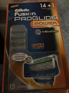 Cartuchos de afeitar Gillette Fusion Proglide Power 14 - Imagen 1 de 2