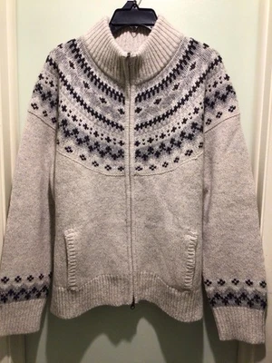 LL Bean Men’s XL Zip Up Cardigan Long Sleeves - Image 1 of 3