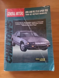 Chilton's #8258 1988-92 Repair Manual Lumina Grand Prix Cutlass Supreme Regal - Picture 1 of 4