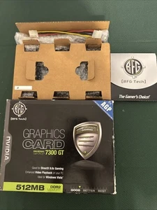 New-In-Box BFG Tech NVIDIA GeFORCE 7300 GT 512MB DDR2 Memory Graphics Card - Picture 1 of 2