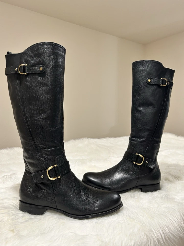 Nuevas Botas Naturalizer Negras Sobre la Rodilla 9.5W Foto 1 de 4