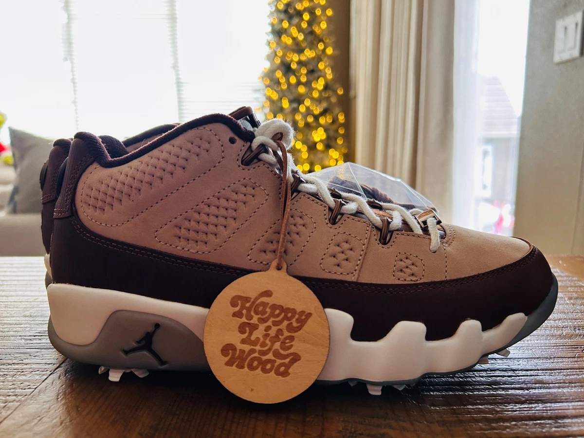 Happy Life Wood x Air Jordan 9 Golf Low Woodgrain for Sale
