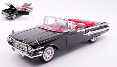 MODELLINO AUTO STATICO MOTORMAX CHEVROLET IMPALA 1960 NERO MODELLISMO SCALA 1/18 - Immagine 1 di 4