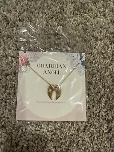 Guardian Angel Wings Necklace- New In Package - Picture 1 of 7
