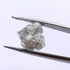 4.47CT Natural Loose Diamond Raw Rough White Gray Color I3 Clarity 9.19 mm A12 - Picture 1 of 10