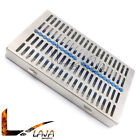 Dental Sterilization Cassette Rack Tray Box For 20 Surgical Instruments