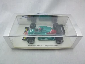 Spark 1:43 F1 Alfa Romeo 185T#23 Eddie Cheever Belgium GP 1985 S1714 Diecast Car - Picture 1 of 12