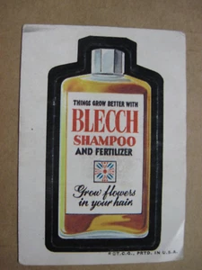 1973 Topps Wacky Packages Series 1 Bleech Shampoo - Picture 1 of 5