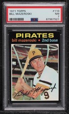 1971 Topps Bill Mazeroski #110 PSA 7 HOF