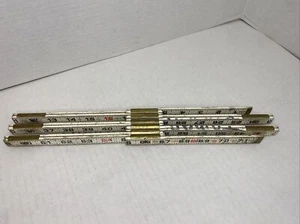 Lufkin No 066F Holz klappbares Maßband Zimmermann Verlängerung Lineal Vintage 72" - Bild 1 von 8