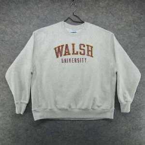 Walsh University Cavaliers Sweatshirt Herren 2XL grau Champion Reverse Weave - Bild 1 von 13
