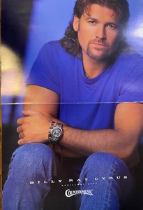 Póster de revista vintage 1999 cantante de country Billy Ray Cyrus - Imagen 1 de 1
