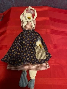 Country Folk Art Chicken Rag cloth Doll 21” hanging length - Picture 1 of 6