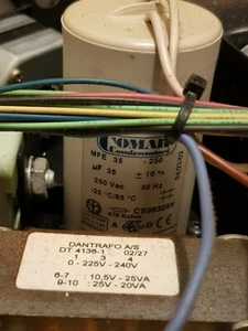 DJ Martin WIZARD Replacement Spare Part 35uf 250v Capacitor Comar - Picture 1 of 6