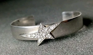 Antikes Armband aus massivem Silber 925 Stern mit Zirkonia besetzt: Thierry Mugler. - Bild 1 von 11