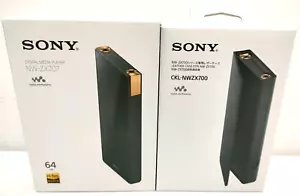 SONY WALKMAN 64GB Hi-Res ZX Series Audio Player NW-ZX707 CKL-NWZX700 Set English - Picture 1 of 13