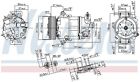 NISSENS Kompressor, Klimaanlage  u.a. für ALFA ROMEO, FIAT