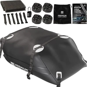 Extra Large Rooftop Cargo Carrier 15 Cubic Ft Extra-Large Top Bag for Vehicles - Picture 1 of 3