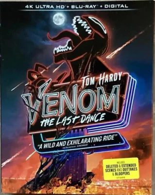 Venom Last Dance (4k Ultra/Blu Ray)*New,Sealed* O - Image 1 of 2