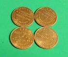4 Indian Head Cent Size US Bicentennial Trade Tokens: All MICHIGAN