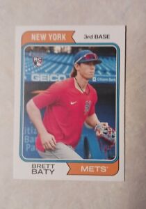 2023 Topps Heritage BRETT BATY RC Image Variation Rookie Mets Card # 265