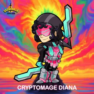 Brawlhalla: Cryptomage Diana Skin - Picture 1 of 1