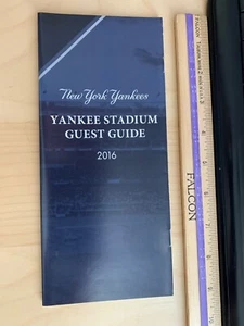 2016 New York Yankee Stadium Guest Guide Booklet Program SGA - Picture 1 of 2