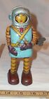 SPACE TROOPER ROBOT TIN WIND UP TOY HAJI OF JAPAN 1955 WORKS