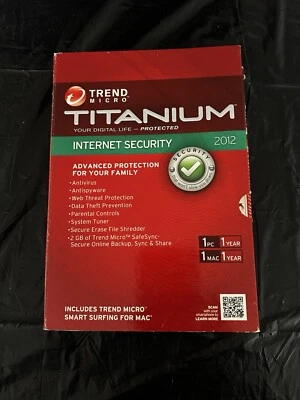 Trend Micro Titanium Internet Security 2012 for PC, Mac - Image 1 of 4