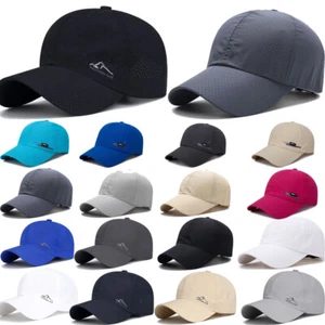 Outdoor Sport Running Baseball Mesh Hat Men Women Quick-drying Summer Visor Cap* - Picture 1 of 32