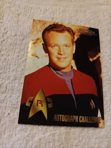 STAR TREK VOYAGER PROFILES AUTOGRAPH CHALLENGE CARD PARIS - R - Picture 1 of 1