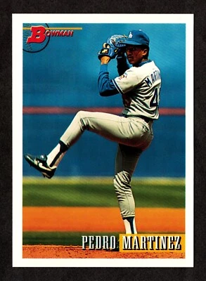 1993 BOWMAN #154 PEDRO MARTINEZ HOF - BOSTON RED SOX - *02 - Image 1 of 2