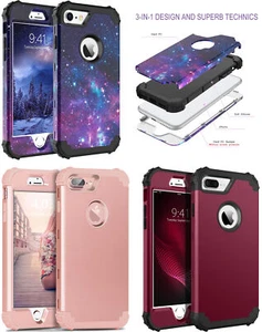 Für iPhone 7/8/Plus/SE 2020/SE 2022 stoßfest strapazierfähig volle Handyhülle Cover - Bild 1 von 27