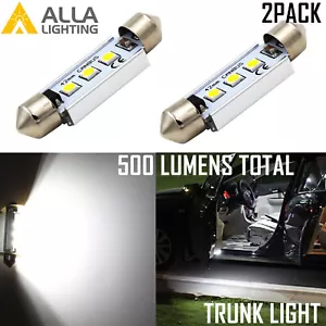 211-2 LED 6K Trunk Cargo Luggage Light Bulb|Courtesy Light Bulb|Dome Light Bulb - Foto 1 di 8