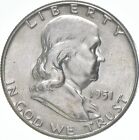 1951 Franklin Half Dollar Au *0721