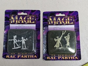 1994 Ral Partha Magier Zinn * 69-306 & 69-307 * NEU 25MM * Vintage - Bild 1 von 8