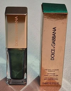 NIB Dolce & Gabbana Intense Nail Lacquer-179 Smeraldo-"Green"- 0.37fl.oz - Picture 1 of 14