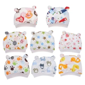 Cartoon Print Photography Baby Hat Summer Newborn Girl Bonnet Cap Breathable - Picture 1 of 8