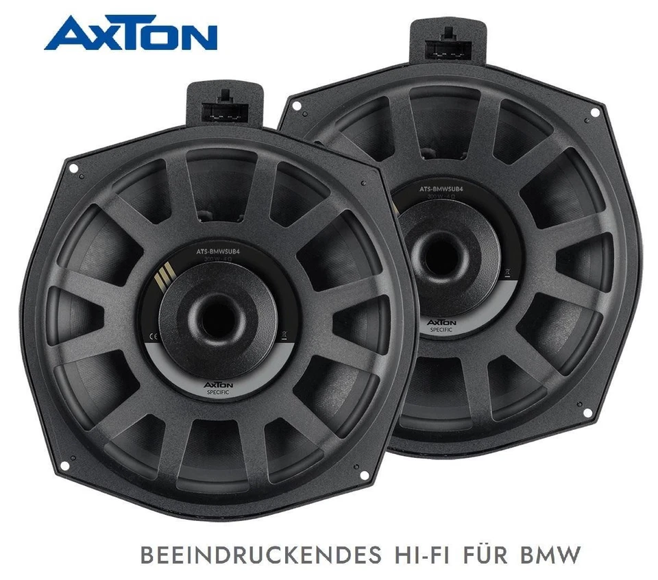 Pour dessous de Siège Subwoofer Bass BMW 1er 3er 5er X3 Axton ATS-BSUB4 /