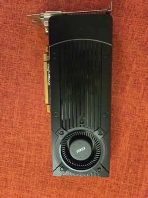 Tarjeta de gráficos N760-2GD5/OC MSI Nvidia GeForce GTX760 2 GB GDDR5 1006 MHz 2x DVI D Foto 1 de 3