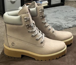 🔥New Timberland PRO Carnaby Cool Woman’s Mid Boots Size 7 Grey NuBuck ReBOTL 👢 - Picture 1 of 13