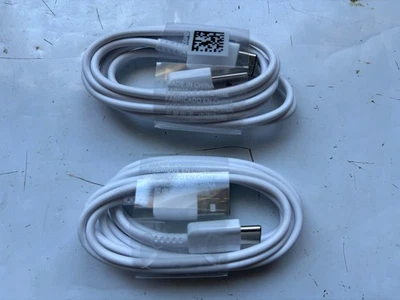 EP-DN930CWE USB-C a USB-A Cable de Sincronización de Carga Rápida Lote de 2 Nuevos Foto 1 de 4