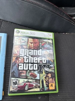 Grand Theft Auto IV XBox 360 Rockstar Mature Rating Microsoft 2008 Great Shape - Image 1 of 3