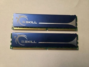 G.Skill 4GB Kit 2x2GB DDR2 800 MHz PC2-6400 Memory DIMM RAM F2-6400CL5D-4GBPQ - Picture 1 of 4