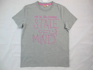 Hugo Boss Orange Gray Cotton T-Shirt "Orange Mind" Sz. XXL BNWT 100% Authentic - Picture 1 of 7
