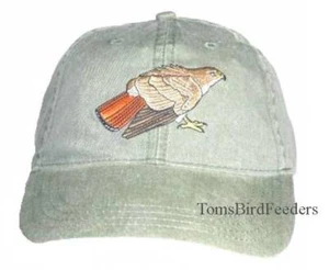 Red-tailed Hawk Embroidered Cotton Cap NEW - Picture 1 of 2