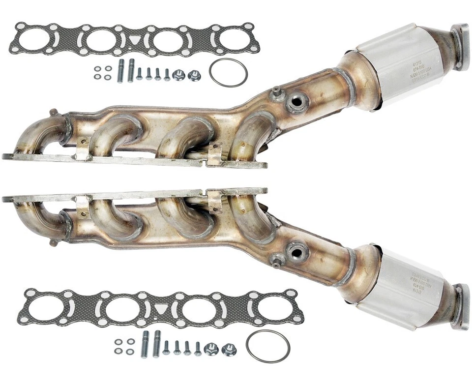 Fits 2010 TO 2013 Infiniti QX56 5.6L PAIR Manifold Catalytic Converters OBDII - Image 1 of 1