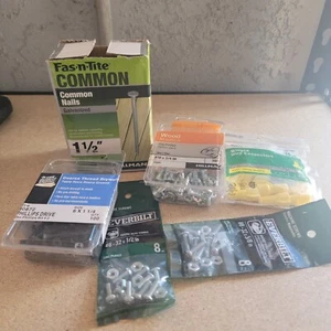Nails and Screws Assorted Hardware - Picture 1 of 7